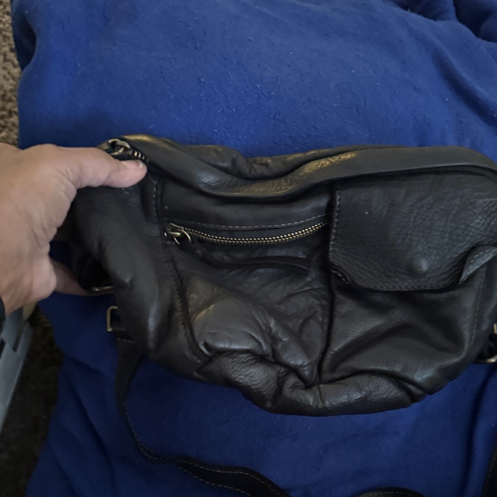 Vera Pelle Black Travel Bag